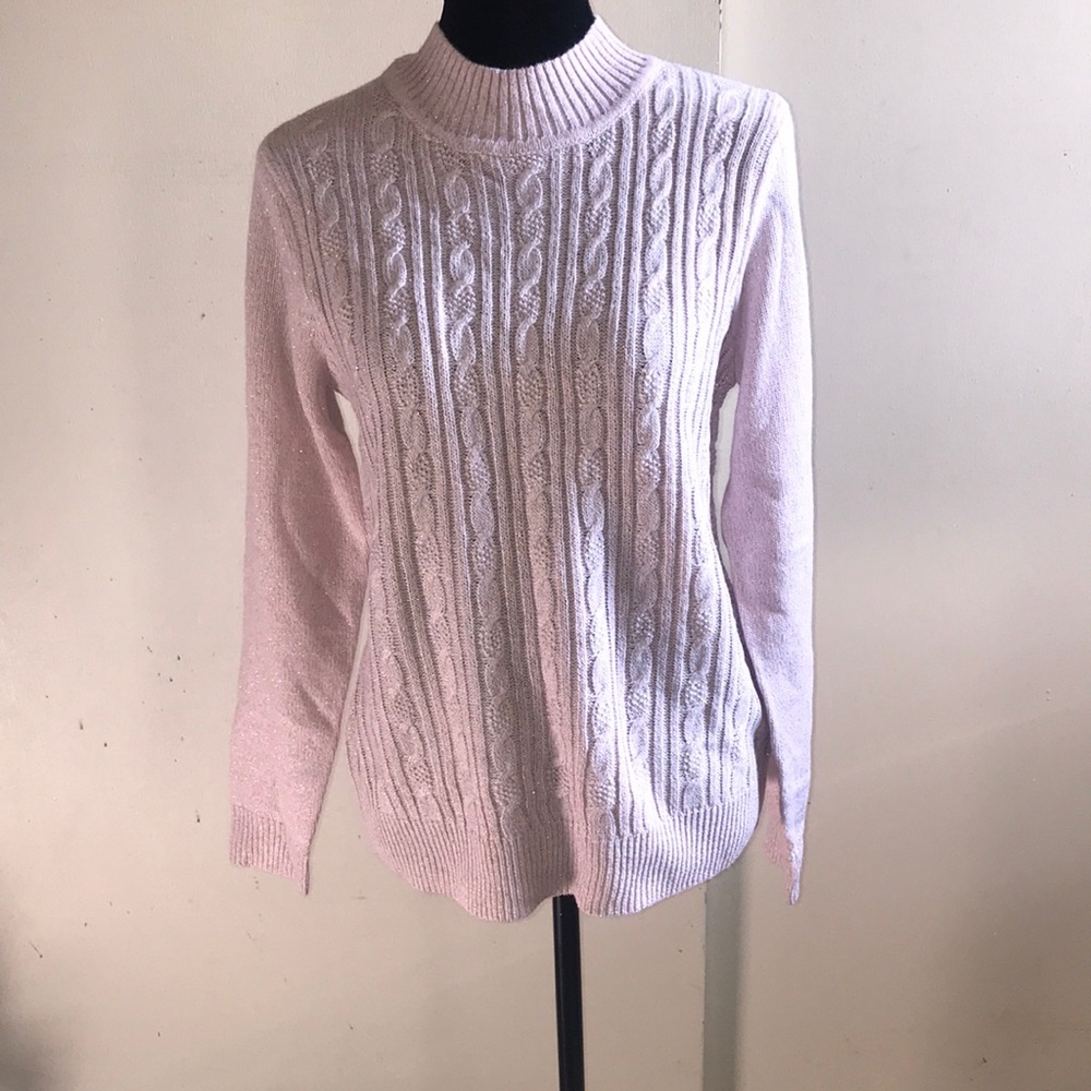 Peach women long sleeves sweater